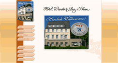 Desktop Screenshot of hotel-weinstock.de